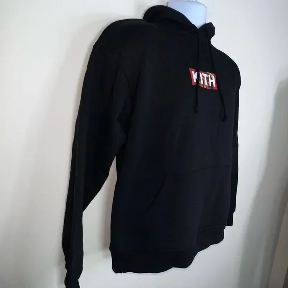 Kith Notorious BIG Crown Graphic Black Hooded Pullover Sweatshirt - Picture 5 of 14